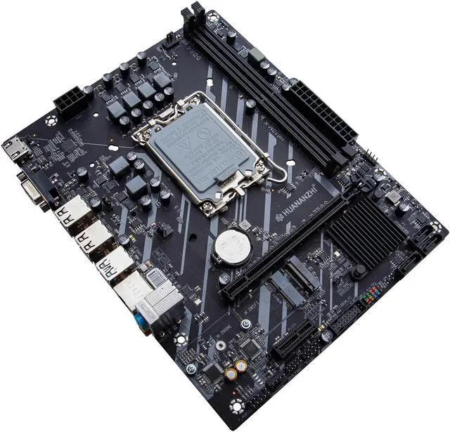 Alt view image 5 of 6 - HUANANZHI H610M K MATX DDR4 Motherboard Support12 13 14 Gen H610 Intel LGA 1700 CPU 12100F 12400F 12490F 12600F 12700F 13600F