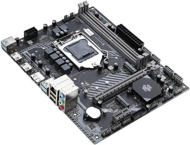 Alt view image 3 of 4 - HUANANZHI H510 HD W M-ATX Motherboard LGA 1200 Support 10 11 generation DDR4 2400 2666 2933M 3200Hz 64G M.2 NVME SATA3.0