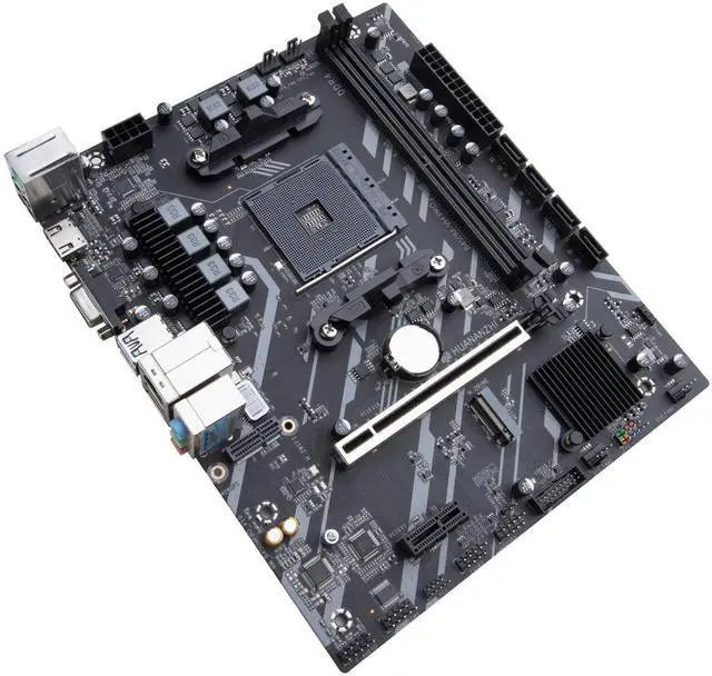 Alt view image 4 of 5 - HUANANZHI AMD B450M VH Gaming Motherboard USB3.0 M.2 Nvme Sata3 Supports Ryzen 5500 5600 5600G CPU