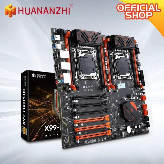 Alt view image 4 of 6 - HUANANZHI X99 F8D PLUS LGA 2011-3 X99 Motherboard support Dual CPU E5 2640 2666 2670 2696 V3 V4 DDR4 RECC NVME NGFF