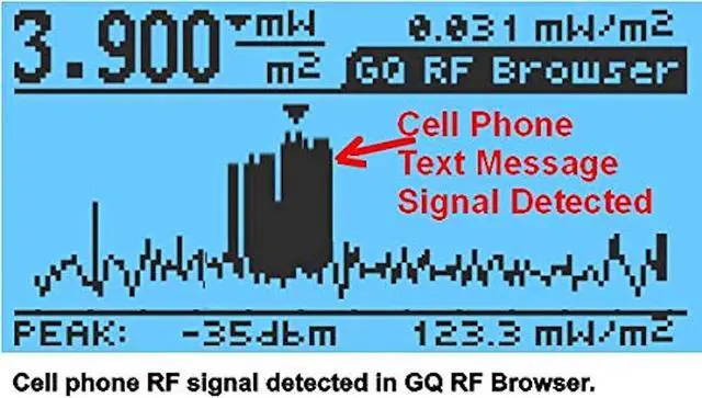 Alt view image 4 of 4 - Advanced GQ EMF-390 Multi-Field Electromagnetic Radiation 3-in-1 EMF ELF RF meter, 5G Cell Tower Smart meter Wi-Fi Signal Detector RF up to 10GHz with Data Logger and 2.5Ghz Spectrum Analyzer
