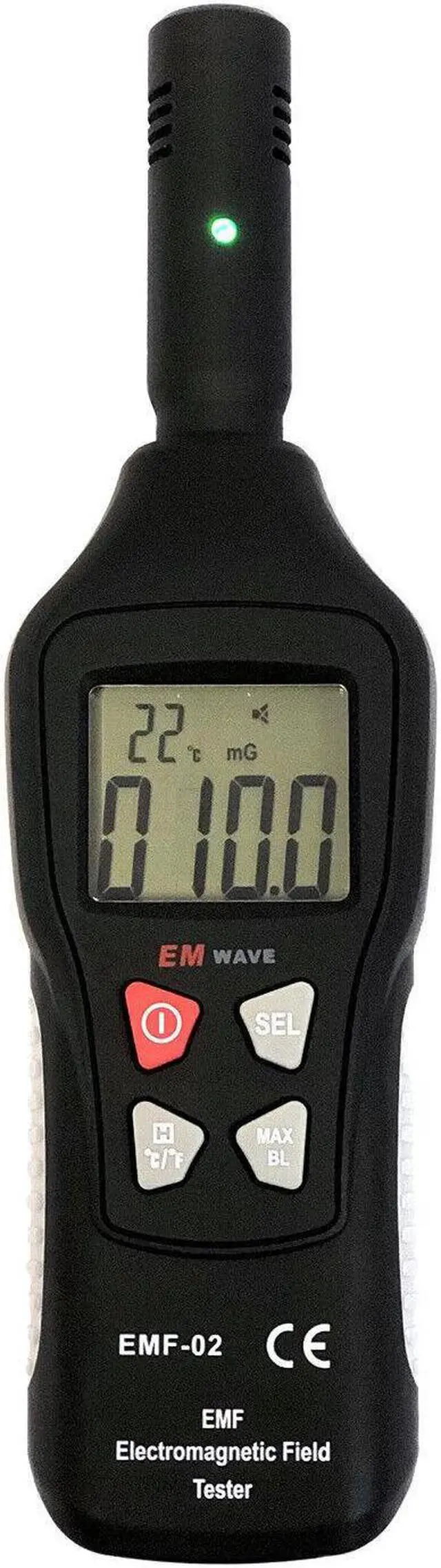 Alt view image 2 of 3 - EM WAVE LED EMF Meter Magnetic Field Detector Ghost Hunting Paranormal Equipment Electromagnetic Field Radiation Detector