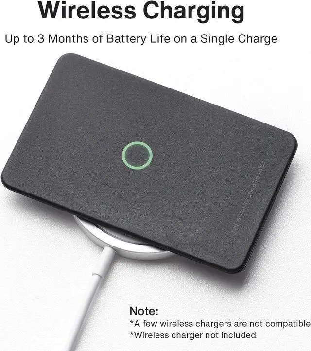 Alt view image 7 of 7 - iVANKY Wallet Tracker Card, Rechargeable Thin Wallet Finder, Works with Apple Find My (iOS Only), Item Finder for Luggage Tags, Passports, Phone, Water Resistant (Android Not Supported)