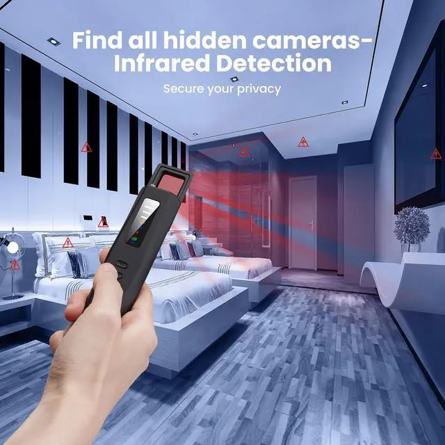 Alt view image 4 of 7 - 5 in 1 Mode Hidden Camera Detectors, Hidden Bug and Camera Finder Device