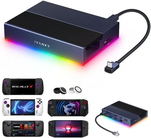 Main image of 4K@120Hz 14-in-1 Docking Station for Steam Deck OLED/ROG Ally X/Lenovo Legion Go
