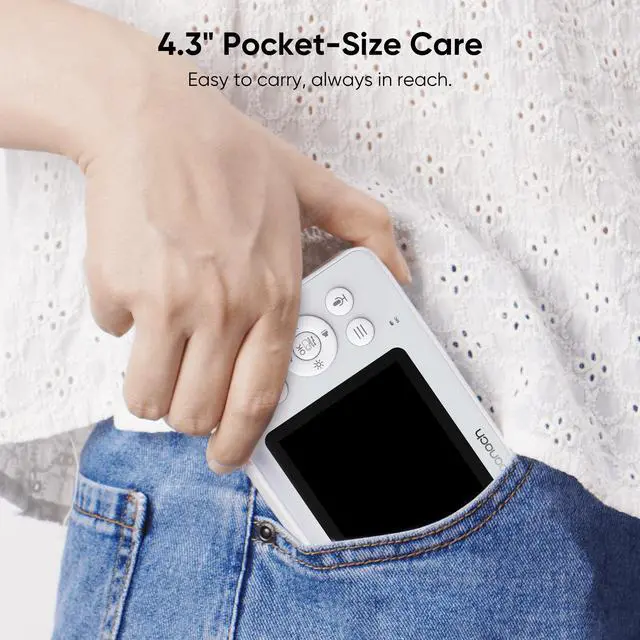 Alt view image 6 of 7 - bonoch 720P 4.3" Baby Monitor with Camera and Audio, 4000mAh Battery Video Baby Monitor No WiFi, VOX Mode, 2 Way Audio, Auto Night Vision