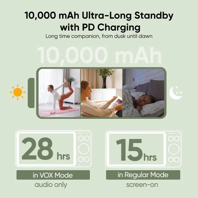 Alt view image 7 of 7 - bonoch MegaView Baby Monitor 10 inch 720P with 2 cameras No Wifi VOX Mode Auto Night Vision Hack Proof