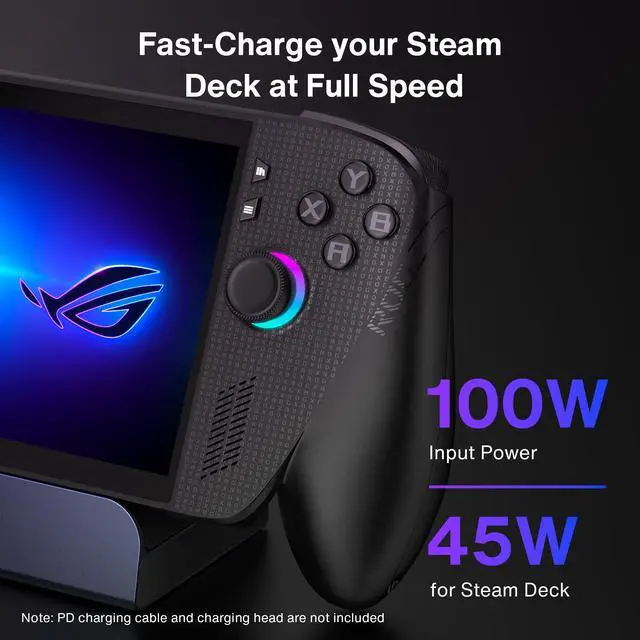 Alt view image 4 of 6 - iVANKY Upgraded 10-in-1 USB-C Docking Station 4K@144Hz HDMI 2.1 Gaming Dock for ASUS ROG Ally X 2025, Steam Deck OLED, Lenovo Legion GoS, MSI Claw, 1Gbps Ethernet, 5 USB-A 3.0, 100W PD Fast Charging