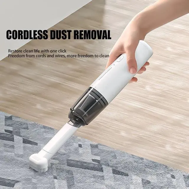 Alt view image 3 of 6 - USB Rechargeable Wireless Mini Handheld Vacuum Cleaner Portable Cordless Car Vacuum for Auto Interior, Household, Sofa, Pet Hair Dust Removal