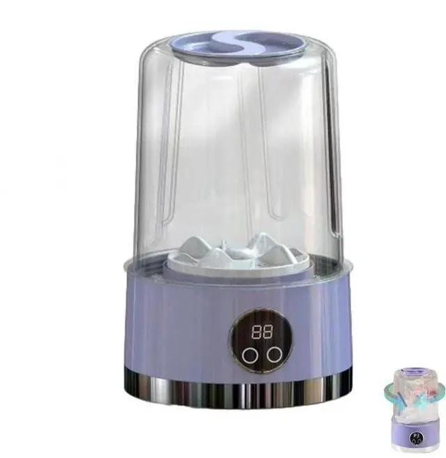 Main image of Portable Compact Mini Washing Machine, Small Laundry Washer for Underwear, Socks and Bras, Durable for 15 Cleaning Times