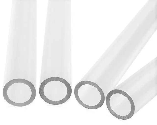 Alt view image 4 of 5 - dracaena.io 16 Pack PETG Hard Tubing - 450mm/17.7" Length, 12 mm/0.47" Outer Diameter, 8 mm/0.31" Inner Diameter - Rigid Pipe for Water Cooling Systems, Transparent