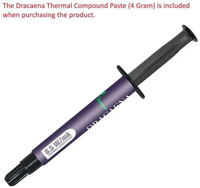 Alt view image 3 of 7 - dracaena.io Water Cooling Block for Computer AM2 / AM2+ / AM3 / AM3+ / AM4 / FM2+ CPU, Copper Base with Micro Channel