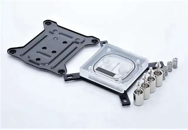 Alt view image 2 of 7 - dracaena.io Water Cooling Block for Intel 1150/1151 / 1155/1156 CPU Copper Base with Micro Channel