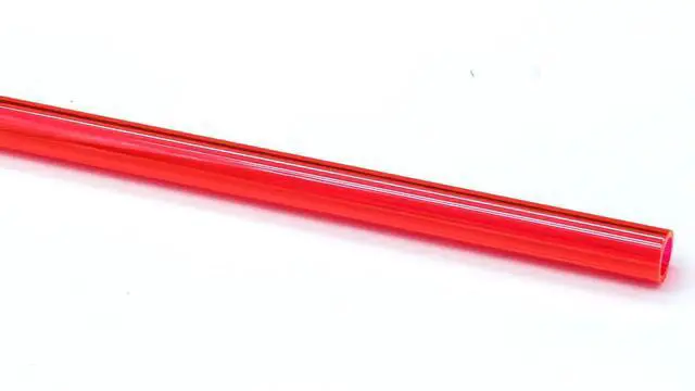 Alt view image 5 of 5 - dracaena.io 16 Pack PETG Hard Tubing - 450mm/17.7" Length, 14mm/0.55" Outer Diameter, 10mm/0.39" Inner Diameter - Rigid Pipe for Water Cooling Systems, Red