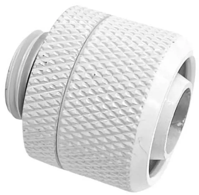 Alt view image 7 of 7 - dracaena.io 12 pack G1/4" thread to 3/8" ID, 1/2" OD Compression Fitting for Soft Tubing, Soft Tube Connectors for Computer Water Cooling System, White