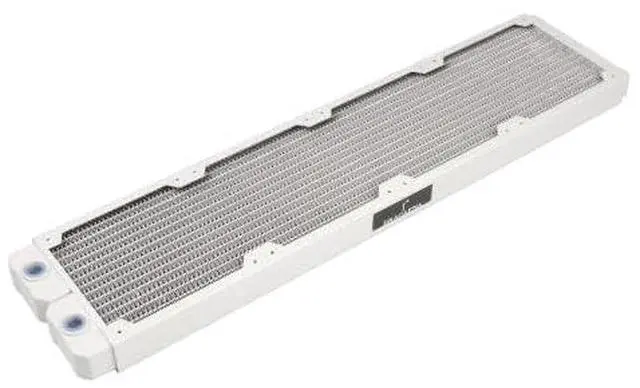 Main image of dracaena.io 480mm - 28mm/1.1 inch Thick Computer Radiator, 14 Tubes Copper Water Cooling Cooler for CPU Heat Sink - Liquid Heat Exchanger Dual G1/4 Thread, White