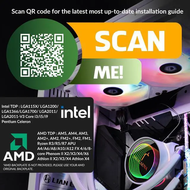 Alt view image 3 of 7 - Dracaena.io 240mm AIO CPU Cooler - Single, Quiet PWM Fan for Small Form Factor PC with ARGB Controller & Aluminum Radiator - for AMD Ryzen 3/5/7, Intel TDP 180W, LGA 1700/1200/115X (White)