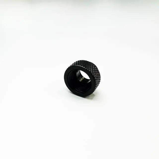 Alt view image 5 of 5 - Dracaena.io 12 Pack G1/4" 7.5mm Height Male to Female Extender Fittings, Brass Compression Fittings with O Rings for PC Liquid Cooling Loop, Water Cooling Tube Connectors, Black