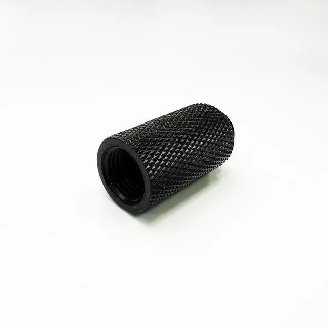 Alt view image 6 of 6 - Dracaena.io 12 Pack G1/4" 30mm Height Male to Female Extender Fittings, Brass Compression Fittings with O Rings for PC Liquid Cooling Loop, Water Cooling Tube Connectors, Black