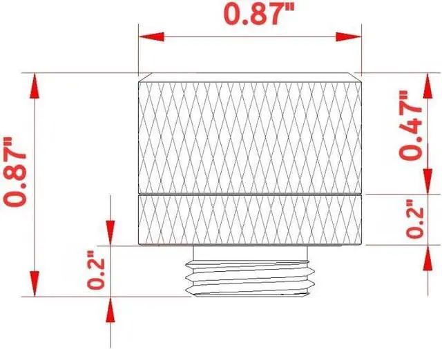 Alt view image 7 of 7 - dracaena.io 12 Pack G1/4" Thread to 14mm Outer Diameter, Hard Tubing Compression Fitting with high Body Design for Computer Water Cooling System, Silver