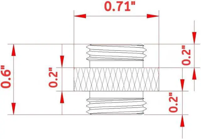 Alt view image 7 of 7 - dracaena.io 2 Pack G1/4" Thread, Male to Male Mini Extender Fitting with Tighten O-Ring, Copper Compression Fitting for PC, Premium Pipe Extension Fitting Adapter, Silver
