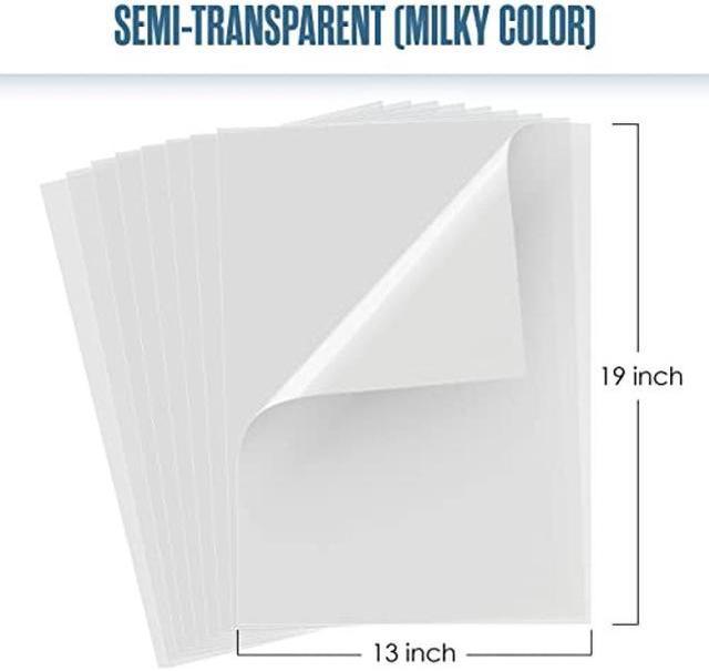  Inkjet Transparency Film, Clear Printer Paper, Overhead  Transparencies Sheets, 13x19 Inch, 100 Pack, PET, 5 Mil Thick, Transparent  Printable Sheet For Projector, Transperency Screen Printing, OHP : Office  Products
