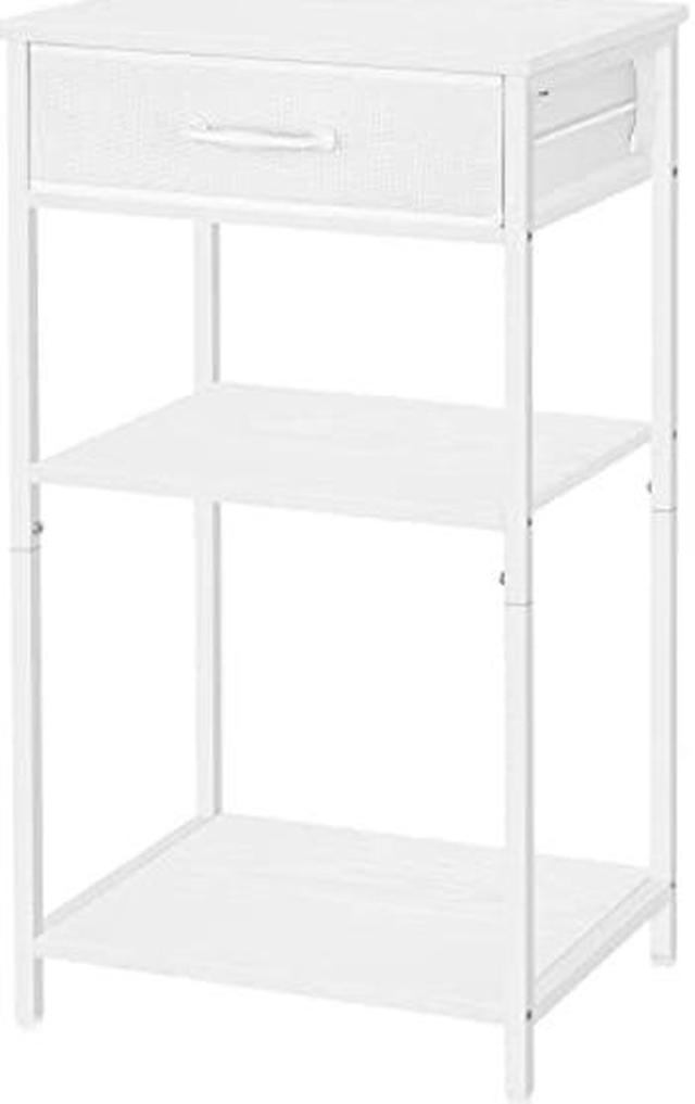 printer stand with storage white