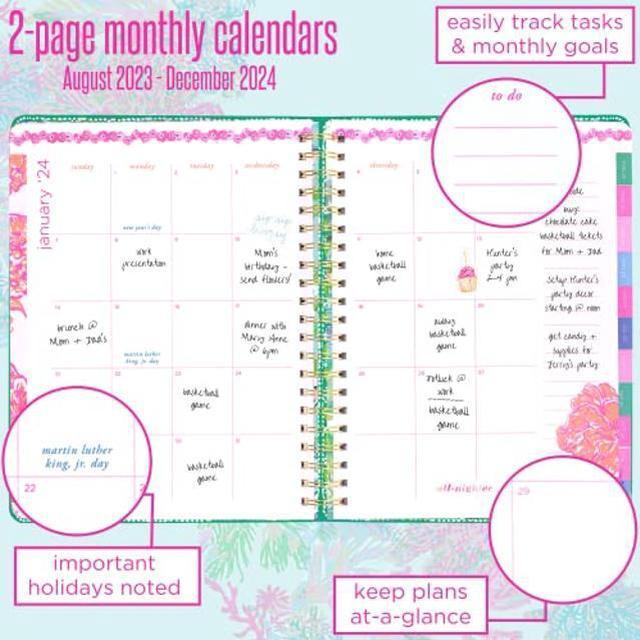 2023-2024 𝐋𝐢𝐳𝐳𝐨 Pocket Calendar: 2023 Monthly Planner With 2