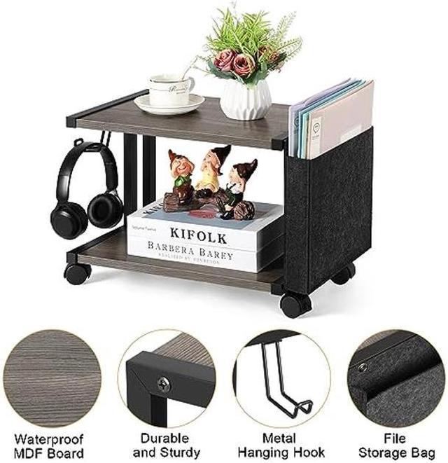 Mount-It! Under-Desk Printer Stand with Wheels MI-7857 B&H Photo