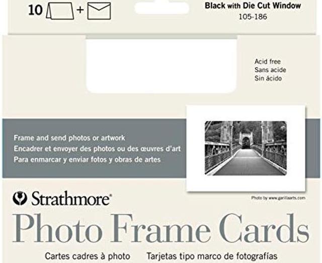 Strathmore Watercolor Card/Envelope 10 Pack 5x6.875 - White