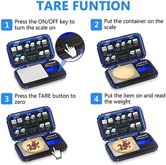  Fuzion Digital Pocket Scale, 200g/001g Gram Scale