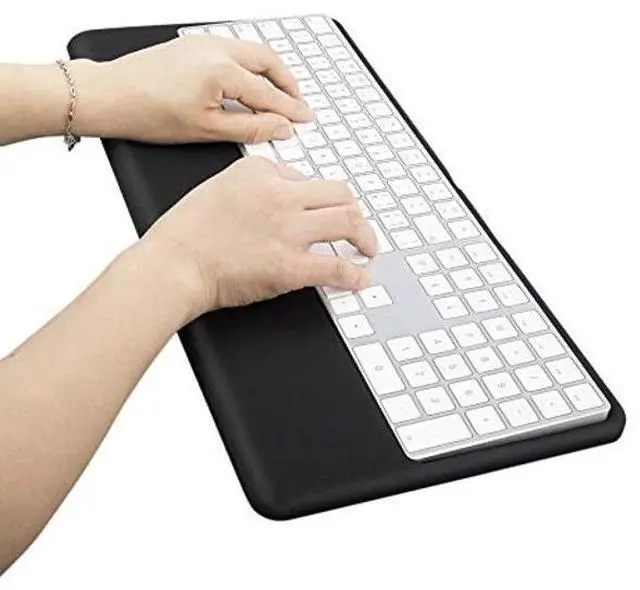 Main image of Magic Keyboard Wrist Rest Ergonomic Keyboard Stand Compatible with Wireless Magic Keyboard 2 with Numeric Keypad (Black Silicone)