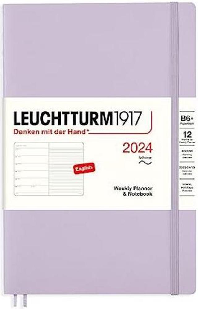 Leuchtturm1917 B6+ Paperback Softcover Ruled Notebook - Black