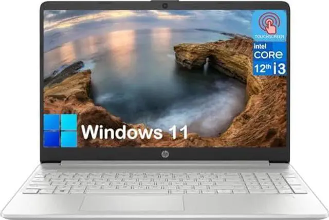 Main image of HP 2023 Newest Laptop, 15.6" Touchscreen Display, Intel Core i3-1215U Processor, 8GB RAM, 512GB SSD, Fast Charge, Intel UHD Graphics, Wi-Fi, Bluetooth, Webcam, Thin & Portable, Windows 11 Home