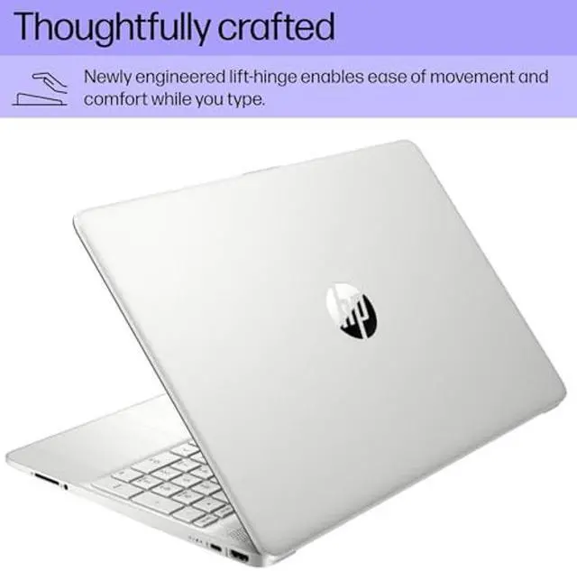 Alt view image 5 of 5 - HP 2023 Newest Laptop, 15.6" Touchscreen Display, Intel Core i3-1215U Processor, 8GB RAM, 512GB SSD, Fast Charge, Intel UHD Graphics, Wi-Fi, Bluetooth, Webcam, Thin & Portable, Windows 11 Home