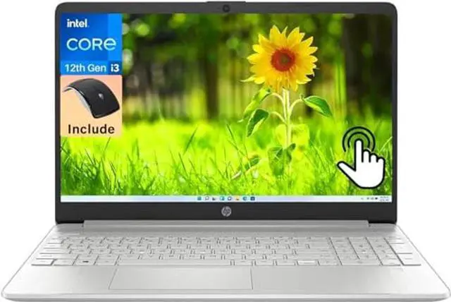 Main image of HP 2023 15.6" Touchscreen Laptop, Intel Core i3-1215U (Up to 4.4GHz), 16GB RAM, 1TB SSD, 11 H Battery Life, Micro-Edge, Anti-Glare, Thin & Portable for Business, Win 11 Home S, Bundle with JAWFOAL