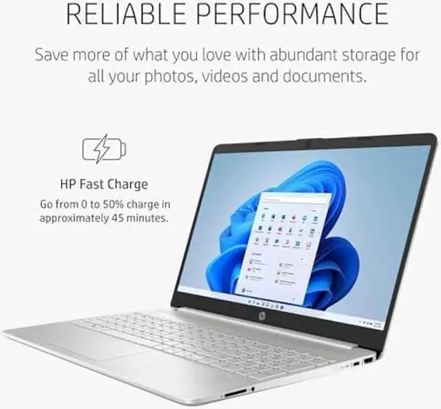 Alt view image 5 of 5 - HP 2023 Newest Touchscreen Laptop, 15.6" HD Touch, Intel Core i3-1215U (Up to 4.4GHz, Beats i5-1135G7), 32GB RAM, 1TB SSD, Intel UHD Graphics, WiFi, Bluetooth, Long Battery Life, Windows 11 Home