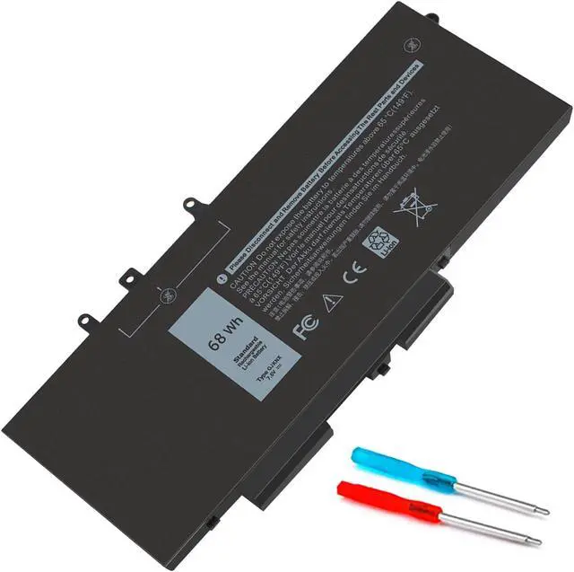 Main image of GJKNX Type 68Wh Laptop Battery Compatible with Dell Latitude 5280 5288 5590 5580 E5580 E5490 P60F P72G001 P72G002 Precision 15 3520 3530, Replacement for 0GD1JP 451-BBZG 5YHR4 DY9NT 7.6V 4-Cell