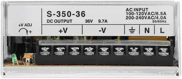 Alt view image 3 of 5 - S-350-36 9.7A 36V 350W AC Switching Power Security Monitoring Industrial Power