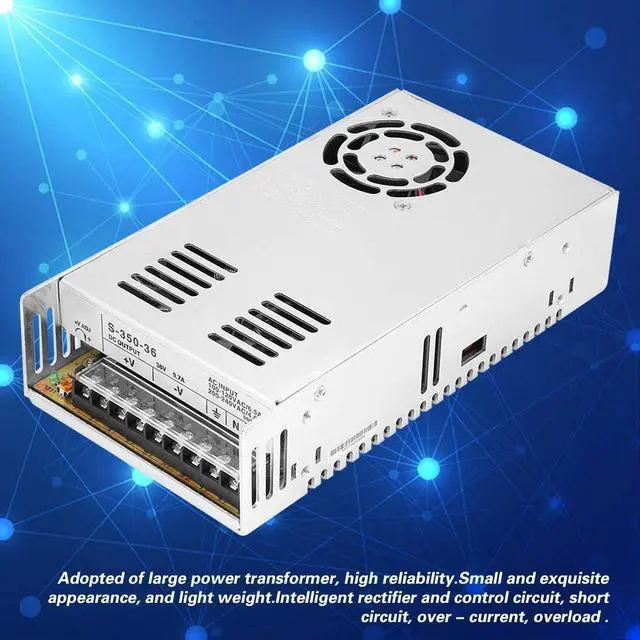Alt view image 5 of 5 - S-350-36 9.7A 36V 350W AC Switching Power Security Monitoring Industrial Power
