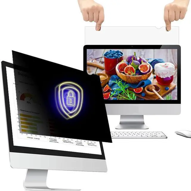 Main image of WELINC 21 Inch (Measured diagonally) 16:10 Wide -Monitor Privacy Screen Filter - Width 17.8 Inch (452 mm), Height 11.14 Inch (283 mm) Except Edges - Please Check The Dimensions of The Screen!