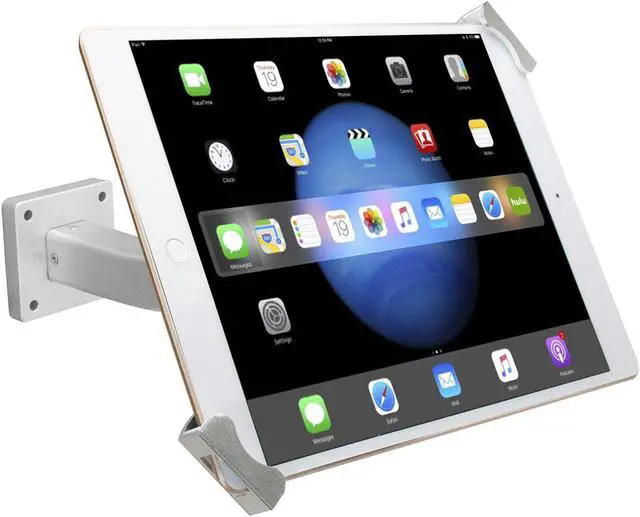 Main image of Wall Mount Enclosure - CTA Secure Mounts to Wall. Lock & Key Security System. Flexible Joint. Compatible with Any 7-13" Tablets, iPad 10.2" (7th/ 8th/ 9th Gen), Surface Pro, & Galaxy Tab S2 (PAD-SWM)