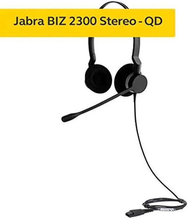 Alt view image 3 of 5 - Jabra Biz 2300 USB Duo Wired Professional Call Center Headset