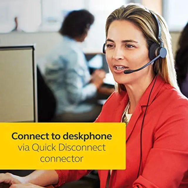 Alt view image 4 of 5 - Jabra Biz 2300 USB Duo Wired Professional Call Center Headset
