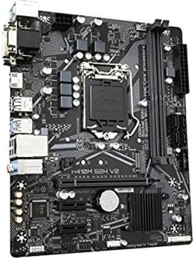 Alt view image 4 of 5 - GIGABYTE H410M S2H V2 (LGA 1200/ Intel/ H470/ Micro-ATX/M.2/ SATA 6Gb/s/USB 3.2 Gen 1/ Motherboard)