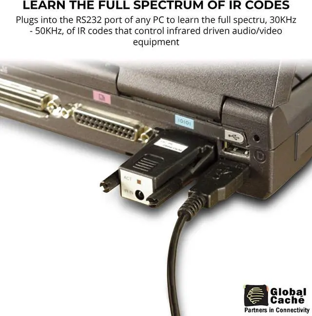 Alt view image 2 of 5 - Global Cache GC-IRL IR Learner - Connects Smart Sensors and IR Remote Controllers to any Computer