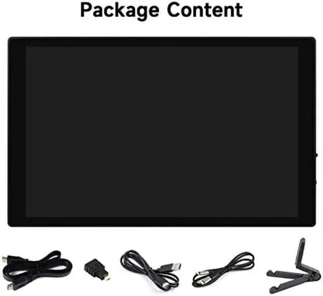 Alt view image 2 of 5 - Waveshare 8inch Capacitive Touch Display, 1280x800 Resolution, Supports All Versions of Raspberry Pi, Supports Jetson Nano, VisionFive2, PC and Smartphone