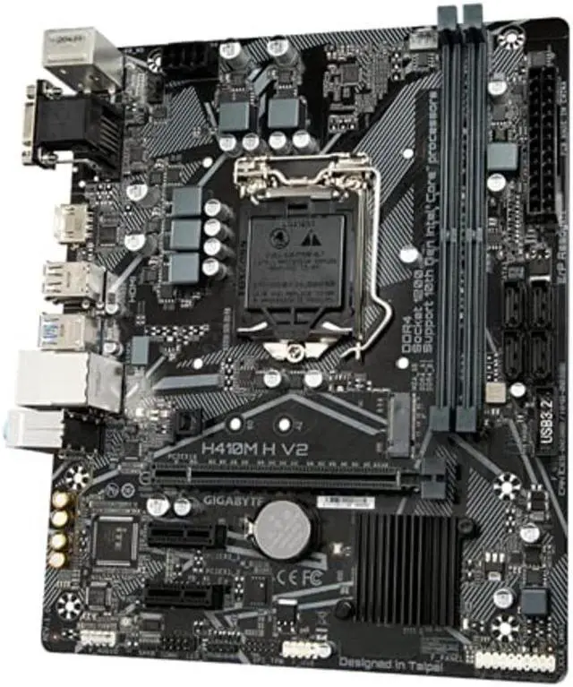Main image of GIGABYTE H410M H V2 Intel H410 LGA 1200 Micro ATX DDR4-SDRAM Motherboard