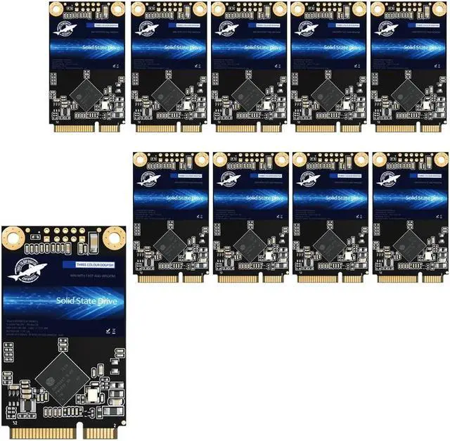 Main image of SSD MSATA 64GB Dogfish High Performance Internal Solid State Drive for Desktop Laptop 10 Unit Package Pack [64GB(10 Packs),MSATA]