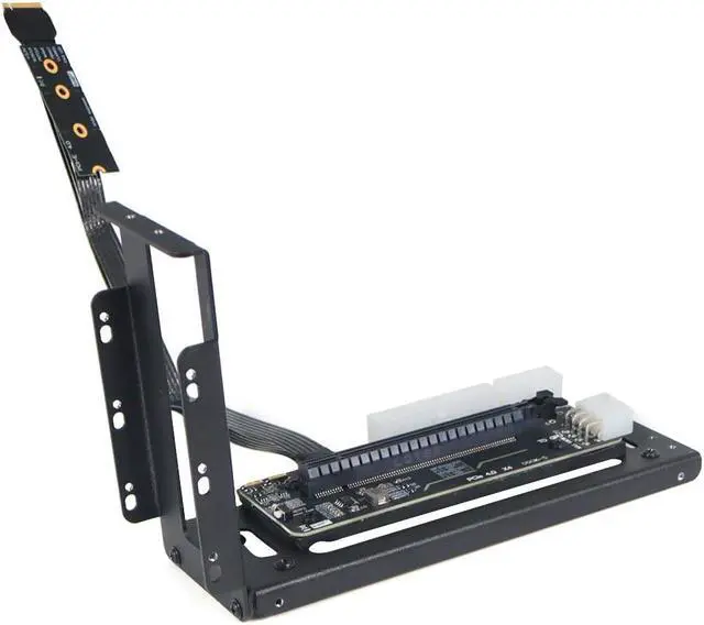 Alt view image 3 of 5 - JMT R43SG GEN4 M.2 M-Key to PCIE X16 4.0 External Graphics Card Stand Bracket Compatible with NVME SSD NUC Host Expansion Card Graphics Dock (30cm)